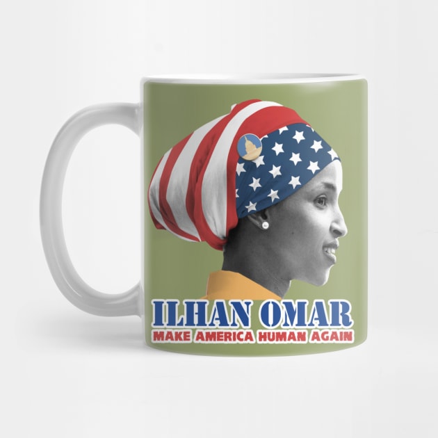 Ilhan Omar Make America Human Again by iQdesign